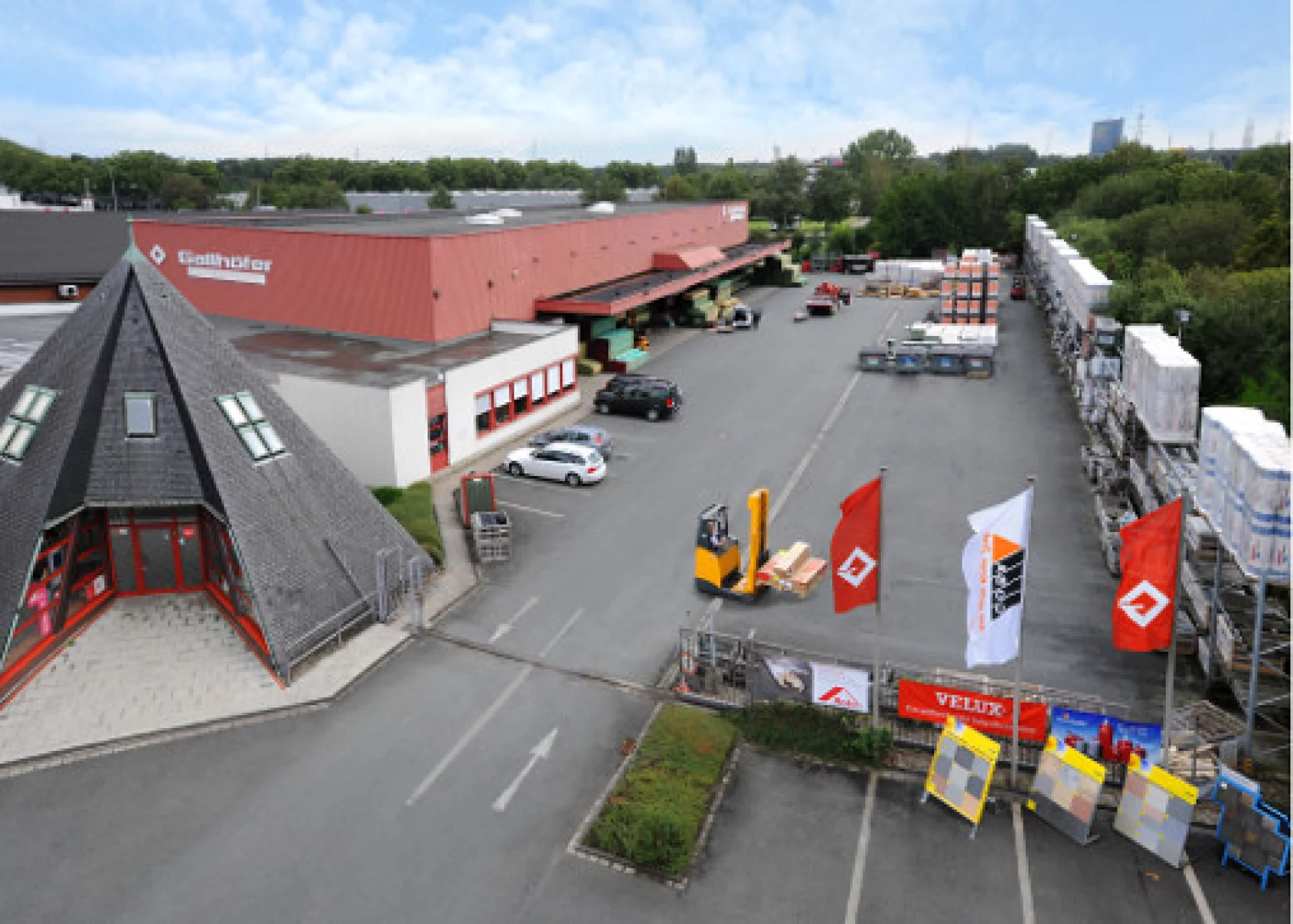Foto des Firmengeländes der Anton Gallhöfer GmbH