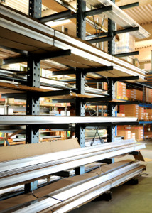 Foto eines Regals mit Latten